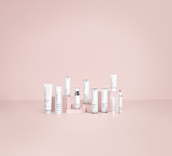 Teoxane Post Procedure Cream 30ml displayed alongside other Teoxane products, illustrating a complete skincare routine for post-aesthetic procedure recovery and hydration.