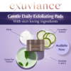 image explaining ingredients included in exuviance exfoliating pads
