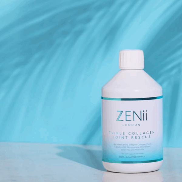 zenii triple collagen joint rescue is an advanced supplement for anti-aging and joint support