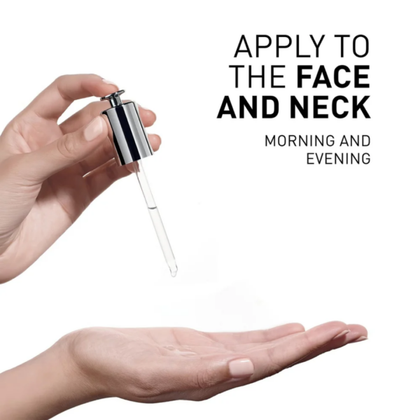 image about application of filorga hydra hyal plumping face serum