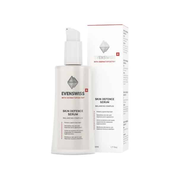 Image of Evenswiss Skin Defence Serum packaging