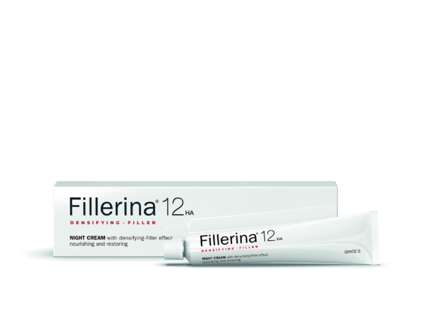 Fillerina 12 Densifying-Filler Night Cream 50ml product box with branding