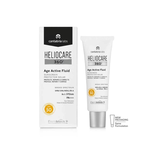 Heliocare Age Active Fluid with box