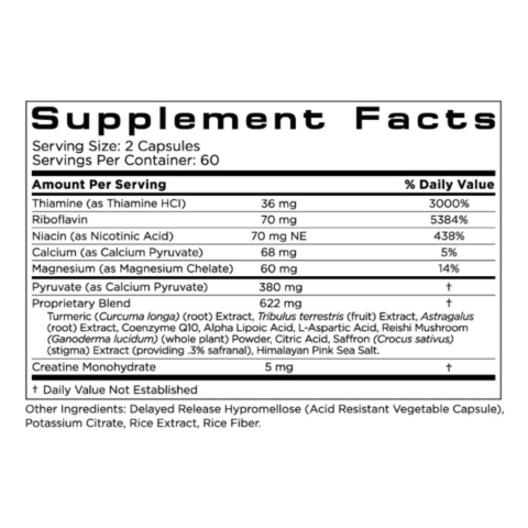 Osmosis Elevate Nutrition Facts