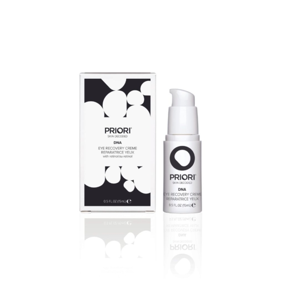 image of priori dna eye recovery cream with box