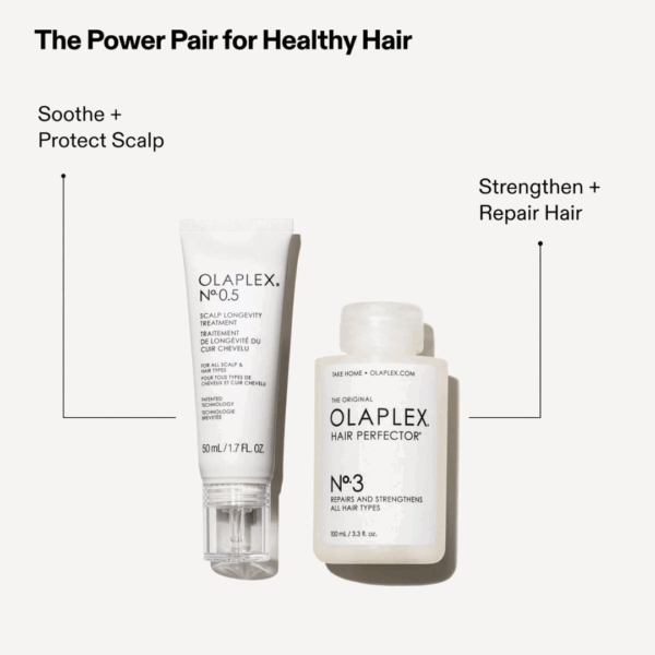 Image explaining the best combination of olaplex scalp treatment with olaplex no 3