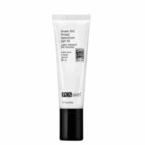 pca skin sheer tint broad spectrum spf 45 - invisible protection with a bit of color