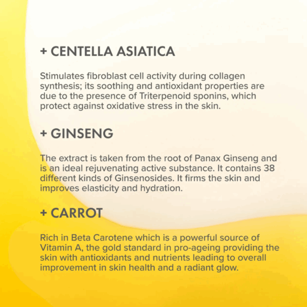 Key ingredients list displayed on The Organic Pharmacy Antioxidant Duo 2x35ml highlighting natural antioxidants