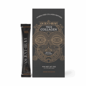 Ancient and Brave True Collagen Sachets x 30, formulated to support skin elasticity, joint health, and overall vitality from within