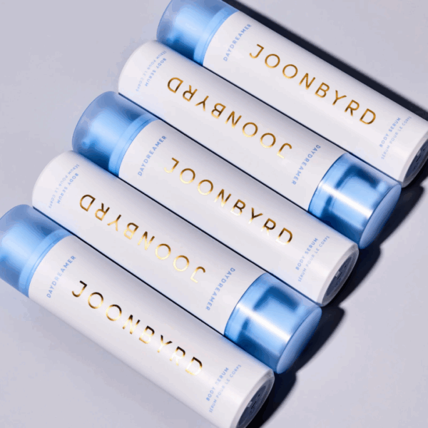 Joonbyrd Daydreamer Firming Body Serum 100ml bottle displayed alongside other Joonbyrd products