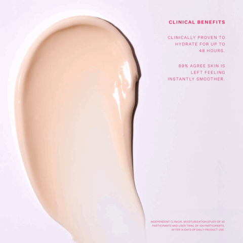 Close-up of Joonbyrd Little Love Body Lotion 300ml texture showing creamy formula with clinically proven hydration and skin-soothing benefits.