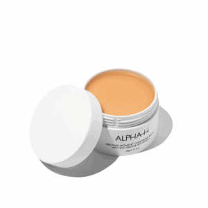 Alpha H Cleansing Balm 90g jar designed to gently remove makeup, impurities, and excess oil while nourishing and soothing the skin.