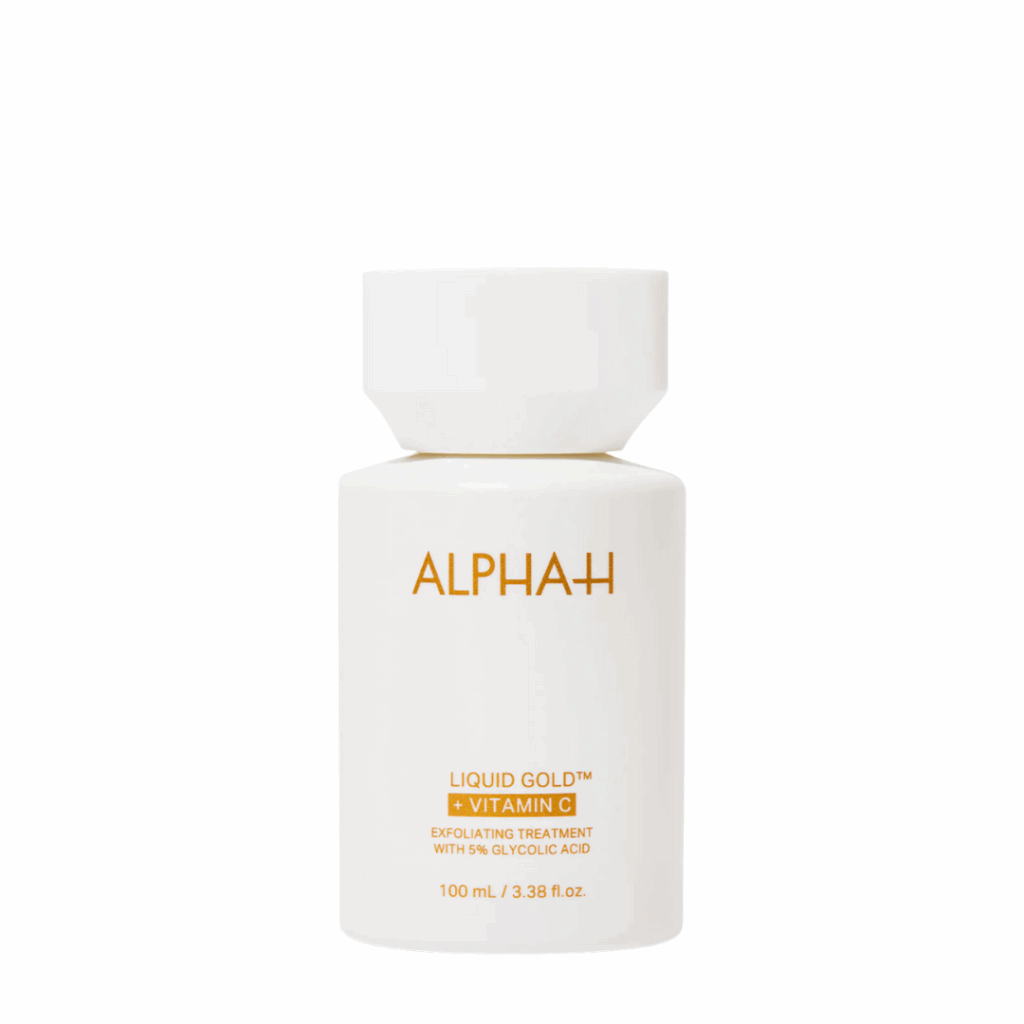Alpha-H Liquid Gold Vitamin C 100ml bottle with sleek design, formulated to brighten, even skin tone, and provide antioxidant protection.
