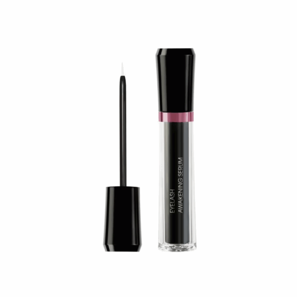 M2 Beauté Eyelash Awakening Serum 4ml applicator designed for precise lash line application to strengthen and condition lashes.