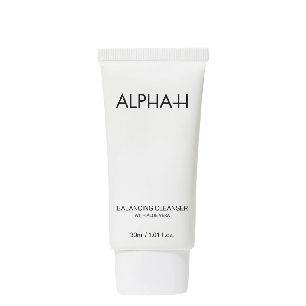 Alpha-H Balancing Cleanser 30ml is a gentle daily cleanser that removes makeup and impurities.
