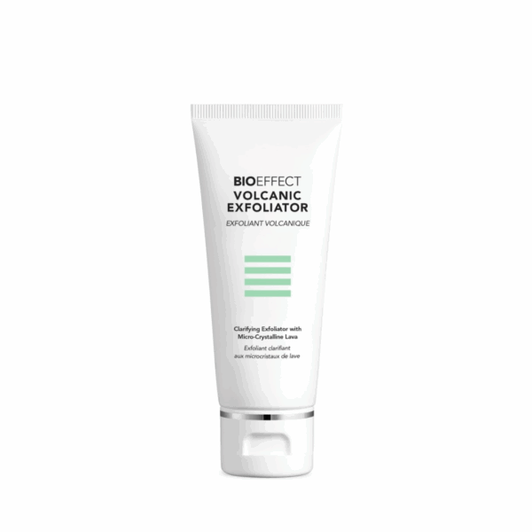 BIOEFFECT Volcanic Exfoliator 60ml tube, formulated to gently exfoliate and smooth skin while refining texture and promoting radiance.