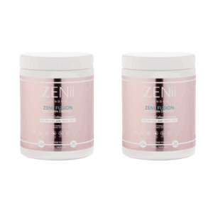 ZENii Fusion Collagen Creamer 2 Pack jars, formulated to support skin elasticity, hair and nail health, and overall collagen boost.