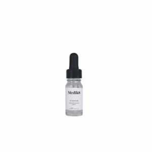 Medik8 Hydr8 B5 8ml in a small glass bottle, designed to deeply hydrate and plump the skin with multi-weight hyaluronic acid.