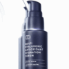 Close-up of Allies of Skin Multi Hyaluronic Antioxidant Hydration Serum bottle showing label details