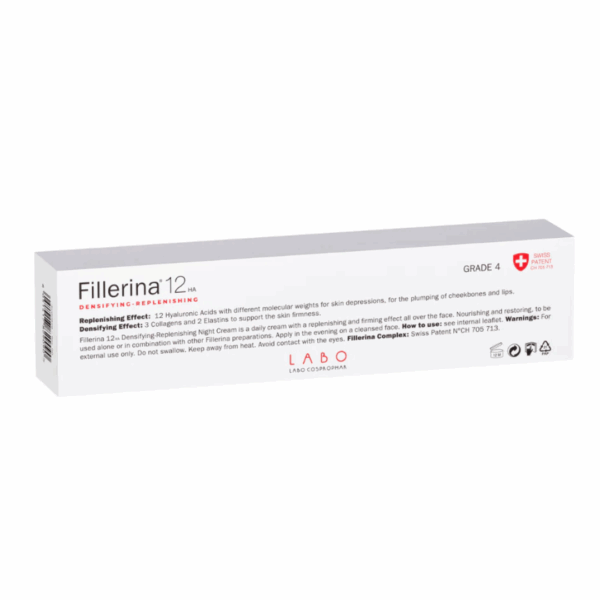 Fillerina 12 Densifying-Filler Night Cream 50ml product box with branding