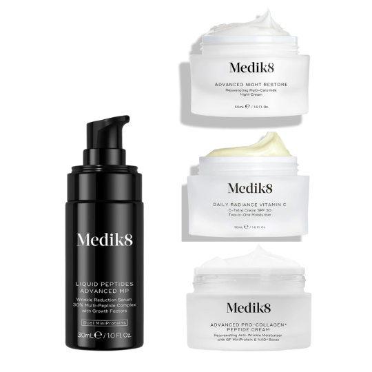 image of medik8 bundle of TOP HERO products