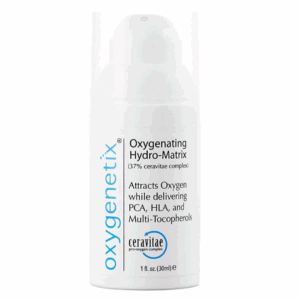 Oxygenetix Hydro Matrix Moisturiser 30ml bottle with breathable, hydrating formula for post-procedure skin care