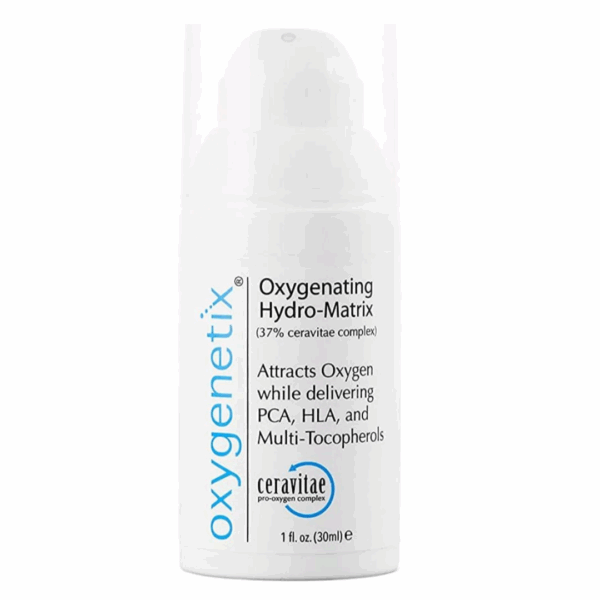 Oxygenetix Hydro Matrix Moisturiser 30ml bottle with breathable, hydrating formula for post-procedure skin care