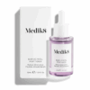 Medik8 Bakuchiol Peptides 30ml serum in purple-tinted dropper bottle, a gentle retinol alternative for sensitive skin