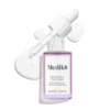 Medik8 Bakuchiol Peptides serum being dispensed from dropper applicator, showing lightweight texture for calming skin