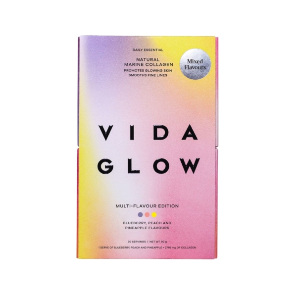 image of vida glow collagen multi flavour edition gift set