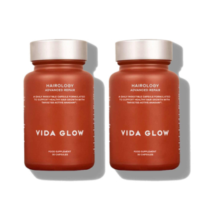 image of vida glow hair supplement hairology 2 pack