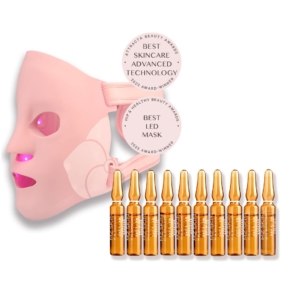 image of MZ skin light max and hydra boost ampoules