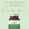 neutrient curcumin capsules nutritional information
