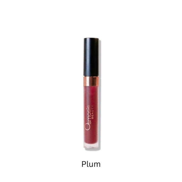 image of osmosis superfood lip oil in shade plum