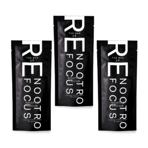 image of the nue co nootro focus supplement refill 3 pack