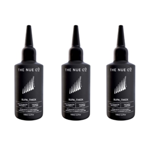 image of the nue co supa thick hair serum 3 pack