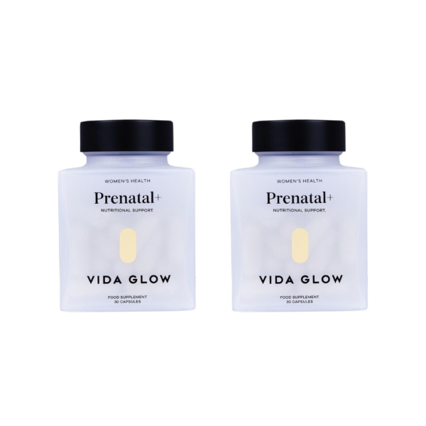image of vida glow pregnancy vitamins prenatal 2 pack