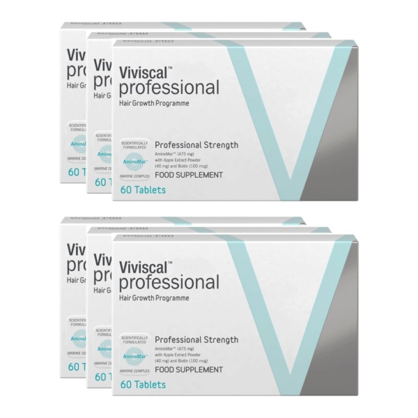 image of viviscal pro hair growth tablets 6 pack