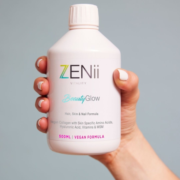 zenii beauty glow vegan collagen bottle