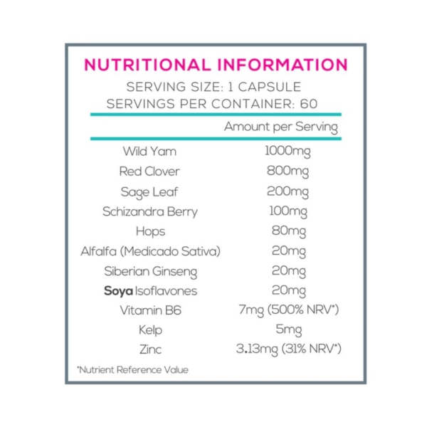 zenii rebalance nutrition facts