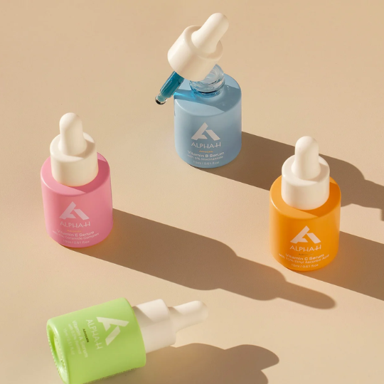 Alpha-H Vitamin Discovery Kit with multiple skincare products designed to brighten, hydrate, and improve skin texture for a healthy, radiant complexion.