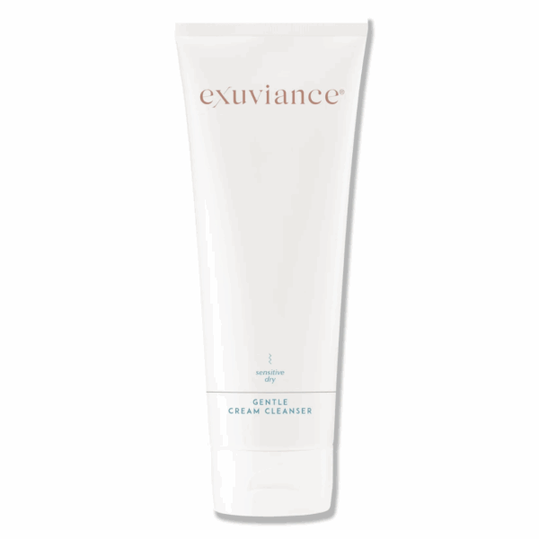 Exuviance Gentle Cream Cleanser in light blue and white 212ml tube