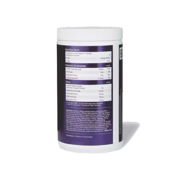 totally derma collagen nutrition facts
