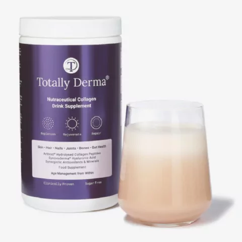 image of totally derma collagen box