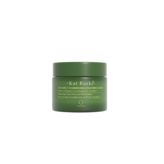 Kat Burki Vitamin C Nourishing Cleansing Balm jar for gentle cleansing and skin nourishment.
