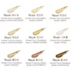 Oxygenetix Concealer colour chart