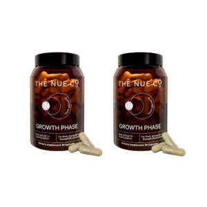 the nue co growth phase hair supplement 2 pack